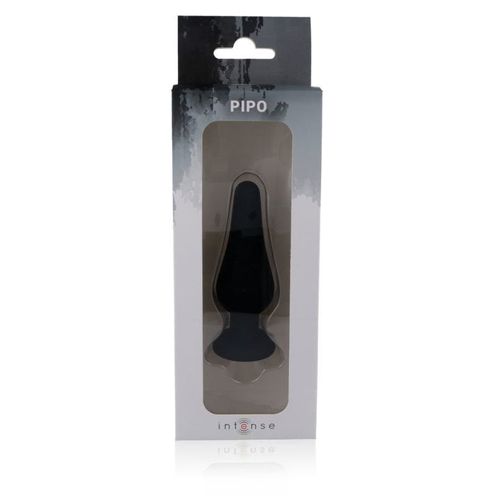 Anal Plug Pipo M Silicone Negro 11 cm - Anal Toys - Intense - 2