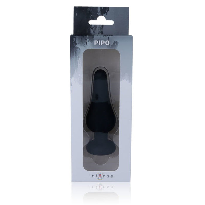 Anal Plug Pipo L Silicone Negro 13 cm - Anal Toys - Intense - 2