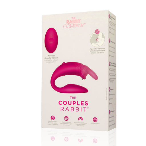 Vibrador the Coubles Rabbit Rosa Control Remoto - The Rabbit Company - 2