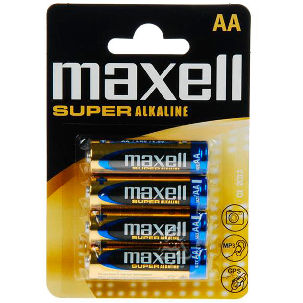 Pilas Super Alkaline Aa Lr6 Blister 4uds - Maxell - 1