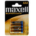 Pila Super Alkaline Aaa Lr03 Blister 4 Uds - Maxell - 1