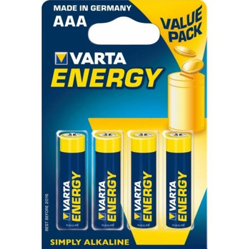 Pilas Alcalinas Energy Aaa R03 4 Uds - Varta - 1