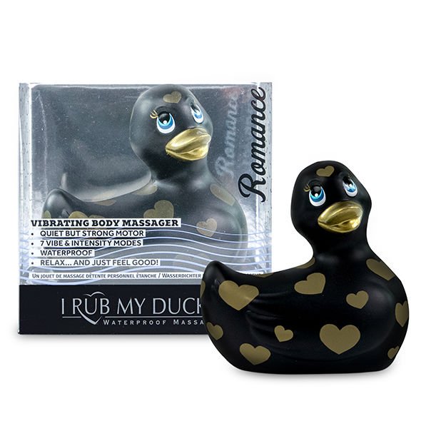 I Rub My Duckie 2.0 | Pato Vibrador Romance (black & Gold) - Big Teaze Toys - 2