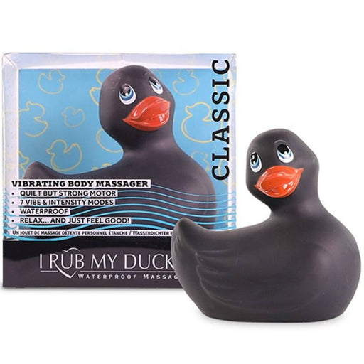 I Rub My Duckie Classic Pato Vibrador Negro - Big Teaze Toys - 2