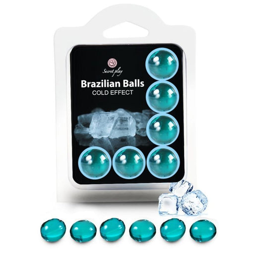 Set 6 Bolas Lubricantes Brazilian Balls Efecto Frío - Secretplay Cosmetic - Secret Play - 1