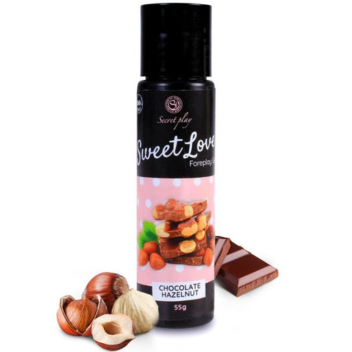 Bálsamo Lubricante Sweet Love Chocolate con Avellanas 60 ml - Secretplay Cosmetic - Secret Play - 1
