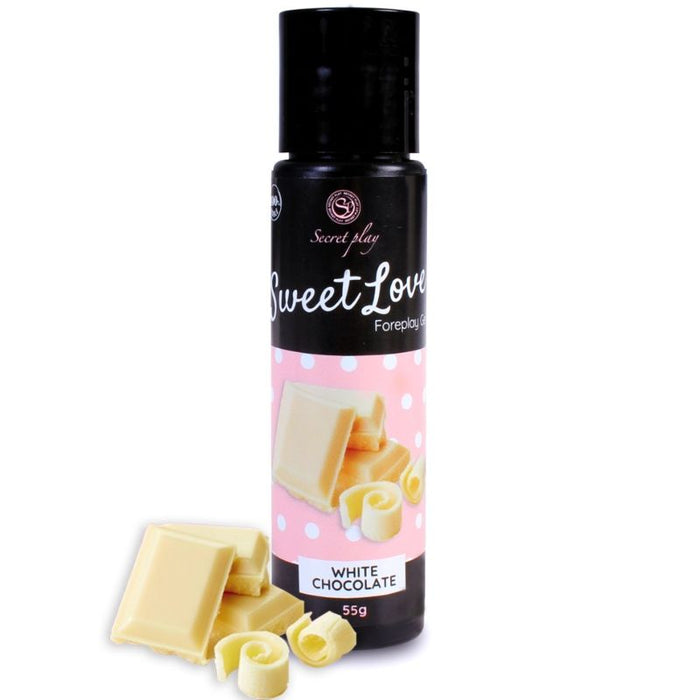 Bálsamo Lubricante Sweet Love Chocolate Blanco 60 ml - Secretplay Cosmetic - Secret Play - 1