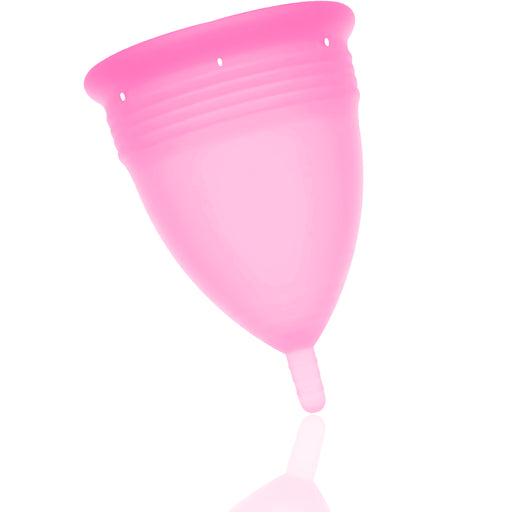 Copa Menstrual Silicona Talla L Rosa - Stercup - 2
