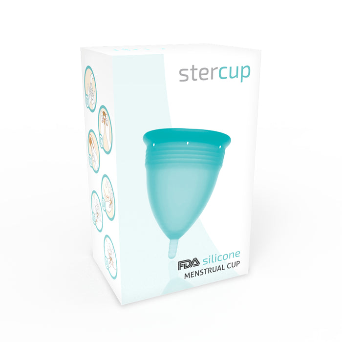 Stercup Copa Menstrual Fda Silicone  Talla L Aquamarine - Stercup - 3
