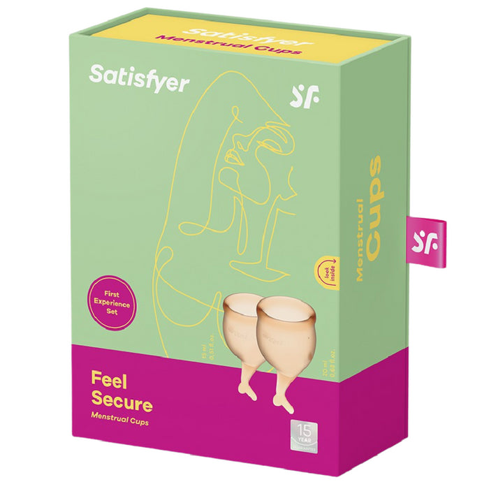 Feel Secure Kit Copa Menstrual Naranja 15+20 ml - Satisfyer - 2