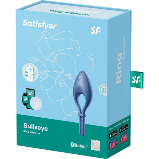 Bullseye Anillo Vibrador App - Azul - Satisfyer - 2