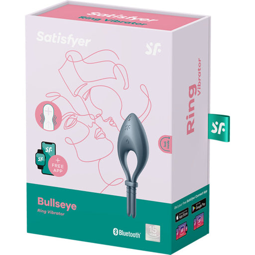 Bullseye Anillo Vibrador App - Gris - Satisfyer - 2