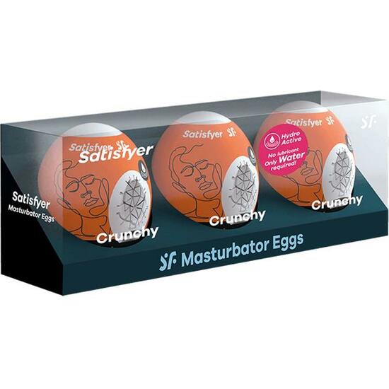 3 Huevos Masturbadores - Crunchy - Satisfyer - 1