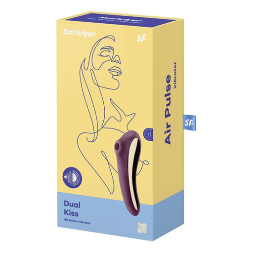 Dual Kiss Estimulador Clitoris - Purpura - Satisfyer - 1