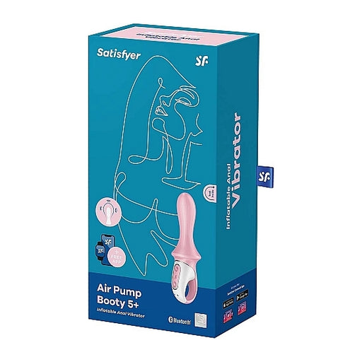 Air Pump Booty 5+ Vibrador Anal Inflable - Rosa - Satisfyer - 2