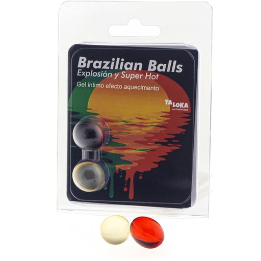 Brazilian Balls Gel Excitante Efecto Super Caliente 2 Bolas - Taloka - 1