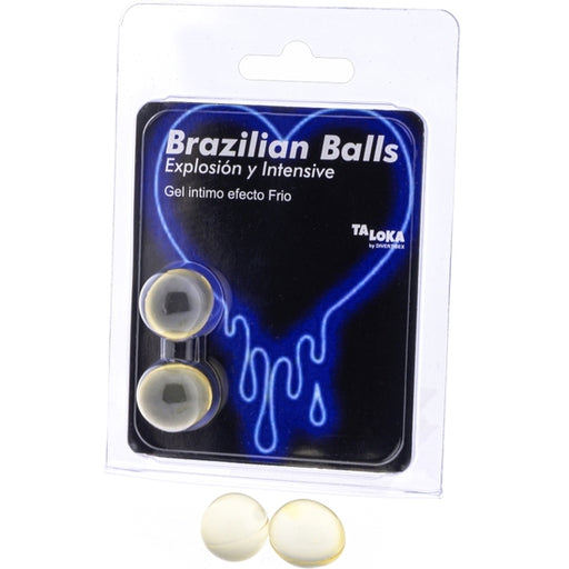 Brazilian Balls Gel Excitante Efecto Frio y Vibración 2 Bolas - Taloka - 1