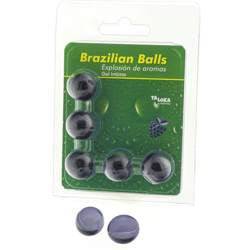 Brazilian Balls Gel íntimo Frutas Del Bosque 5 Bolas - Taloka - 1