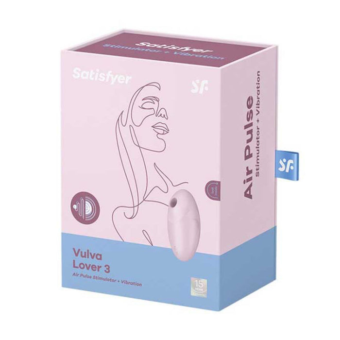 Vulva Lover 3 Estimulador y Vibrador - Rosa - Satisfyer - 1