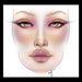 Face Chart Pro - Plantilla de Rostro para Maquillaje - Facechart - 2