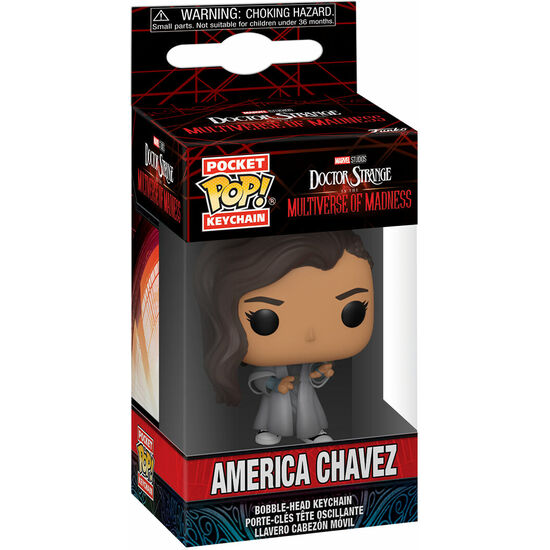 Llavero Pocket Pop Marvel Doctor Strange America Chavez - Funko - 3