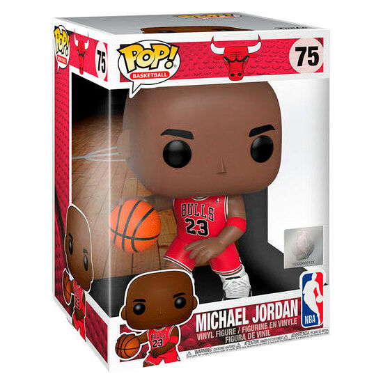 Figura Pop Nba Bulls Michael Jordan Red Jersey 25cm - Funko - 1