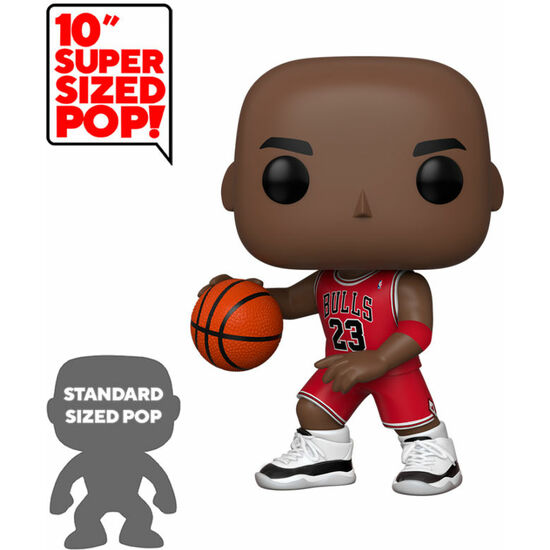 Figura Pop Nba Bulls Michael Jordan Red Jersey 25cm - Funko - 3