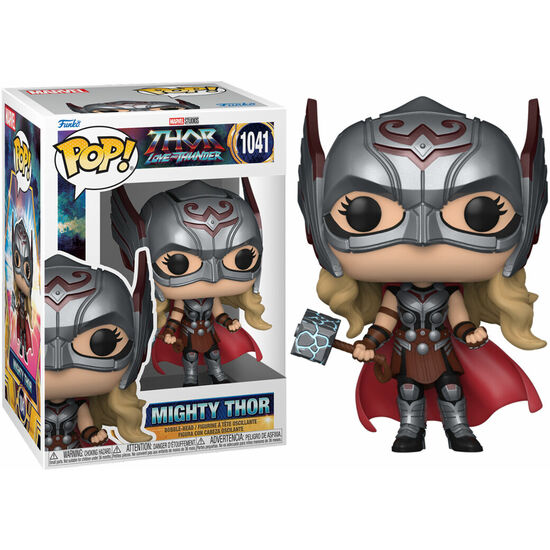 Figura Pop Marvel Thor Love and Thunder Mighty Thor - Funko - 1