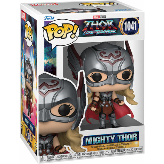Figura Pop Marvel Thor Love and Thunder Mighty Thor - Funko - 3