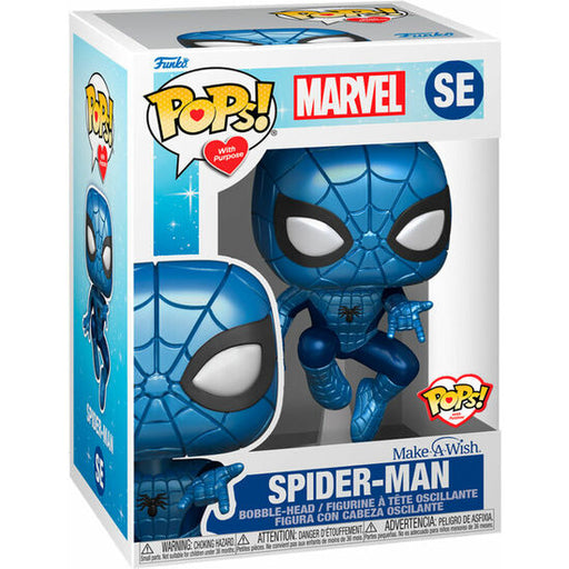 Figura Pop Marvel Make a Wish Spiderman Metallic - Funko - 2