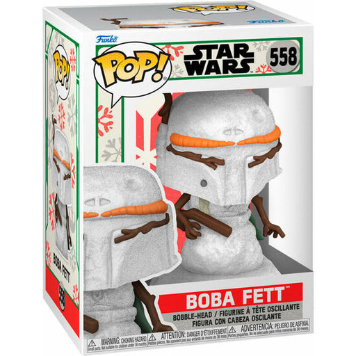 Figura Pop Star Wars Holiday Boba Fett - Funko - 1