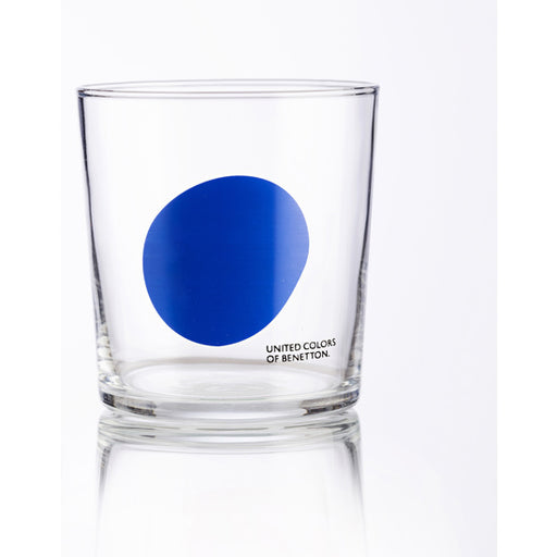 Set 4pcs Vasos de Agua 0,345l Cristal Decorado Bicolor Casa - Benetton - 2