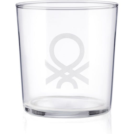 Set 4pcs Vasos de Agua 0,345l Cristal Logo Transparente Casa - Benetton - 2