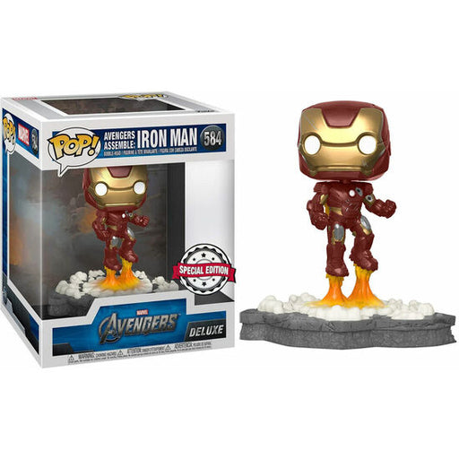 Figura Pop Marvel Avengers Iron Man Assemble Exclusive - Funko - 1