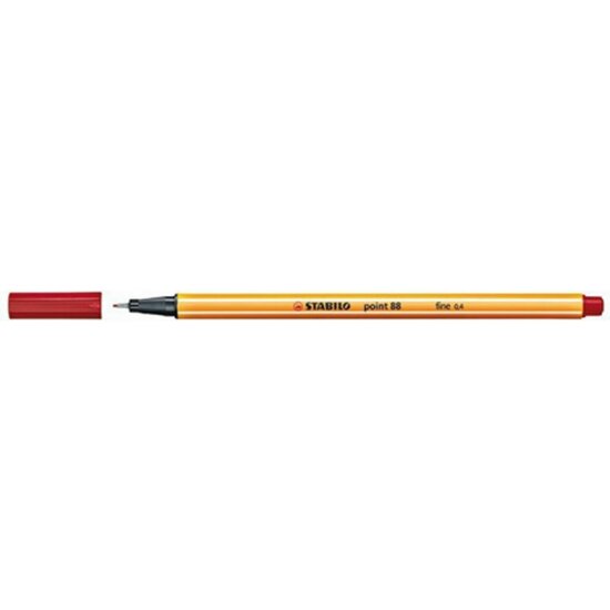 Rotulador Escritura Punta Fina 0.4mm Point88 Color - Carmesi 50 - Stabilo - 1