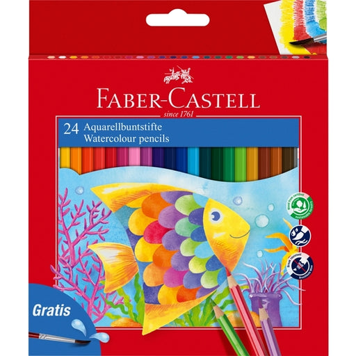 Estuche 24 Lápices Acuarelables Faber-castell - Faber Castell - 1
