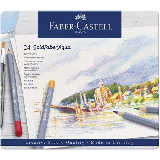 Estuche Metal 24 Lápices Acuarelables Faber-castell - Faber Castell - 1