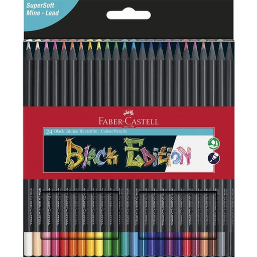 Estuche 24 Lápices Colors Faber-castell Black Edition - Faber Castell - 1