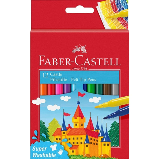 Estuche 12 Rotuladores Faber-castell Colores - Faber Castell - 1