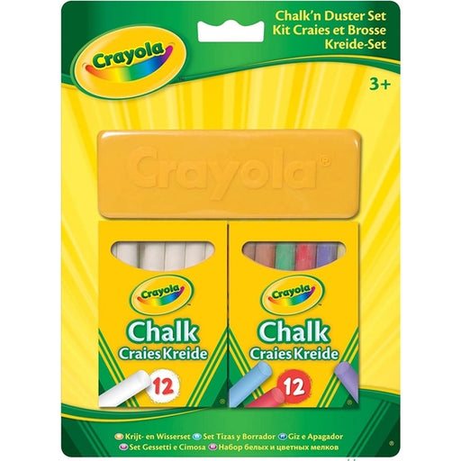 Pack 24 Tizas + Borrador - Crayola - 1