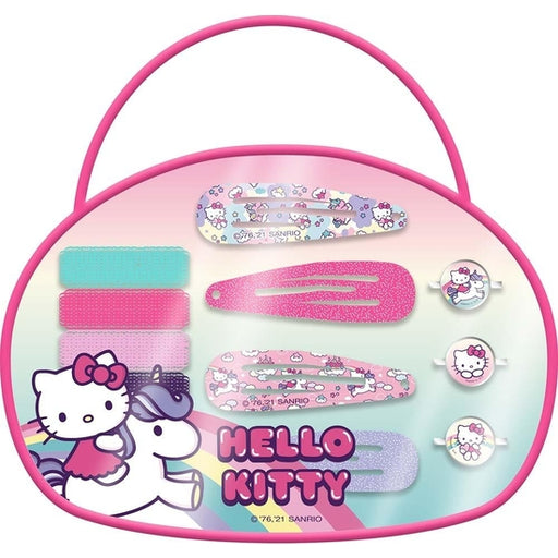 Hello Kitty Bolsito 12 Accesorios Pelo 14x10x4 - Kids Licensing - 1