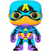 Figura Pop Marvel Captain America Black Light Exclusive - Funko - 1