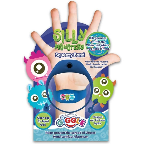 Pulsera Dispensador Gel Desinfectante Monster - Kids Licensing - 1