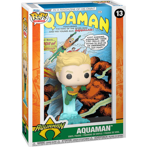 Figura Pop Comic Cover Dc Comics Aquaman - Funko - 1