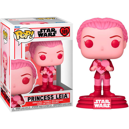 Figura Pop Star Wars Valentines Princess Leia - Funko - 2