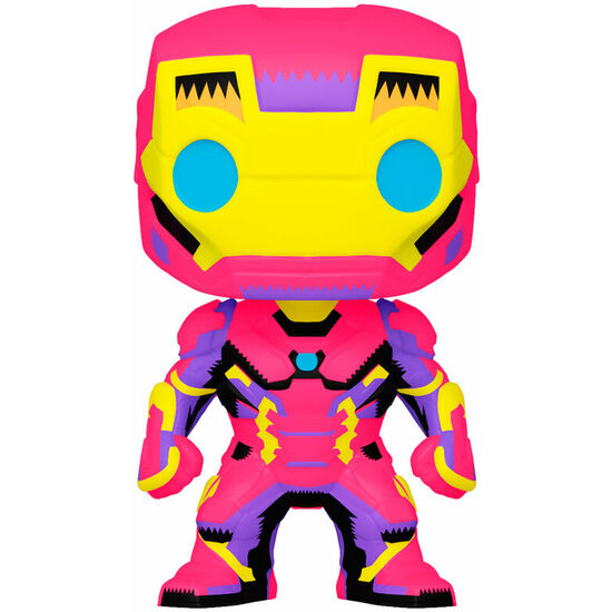 Figura Pop Marvel Iron Man Black Light Exclusive - Funko - 1