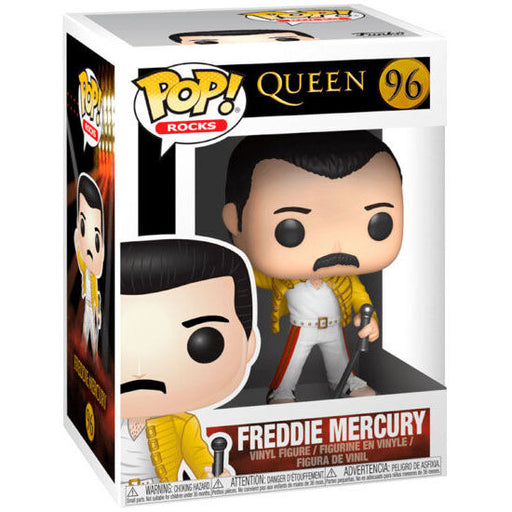 Figura Pop Queen Freddie Mercury Wembley 1986 - Funko - 1