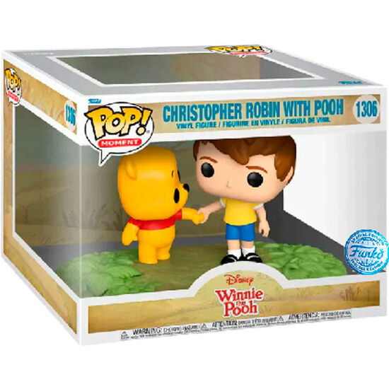 Figura Pop Disney Winnie the Pooh Christopher Robin with Pooh Exclusive - Funko - 2
