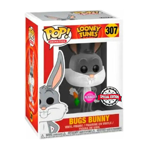 Figura Pop Looney Tunes Bugs Bunny Flocked Exclusive - Funko - 1