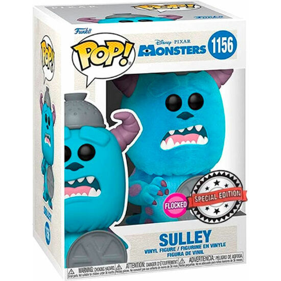 Figura Pop Disney Monstruos S.A. Sulley Flocked Exclusive - Funko - 1